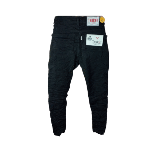 Men’s Balloon Fit Black Denim Jeans – Relaxed & Trendy Casual Wear