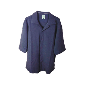 Elegant Purple Button-Up Shirt – Striped Pattern Classic & Versatile Men's Wear