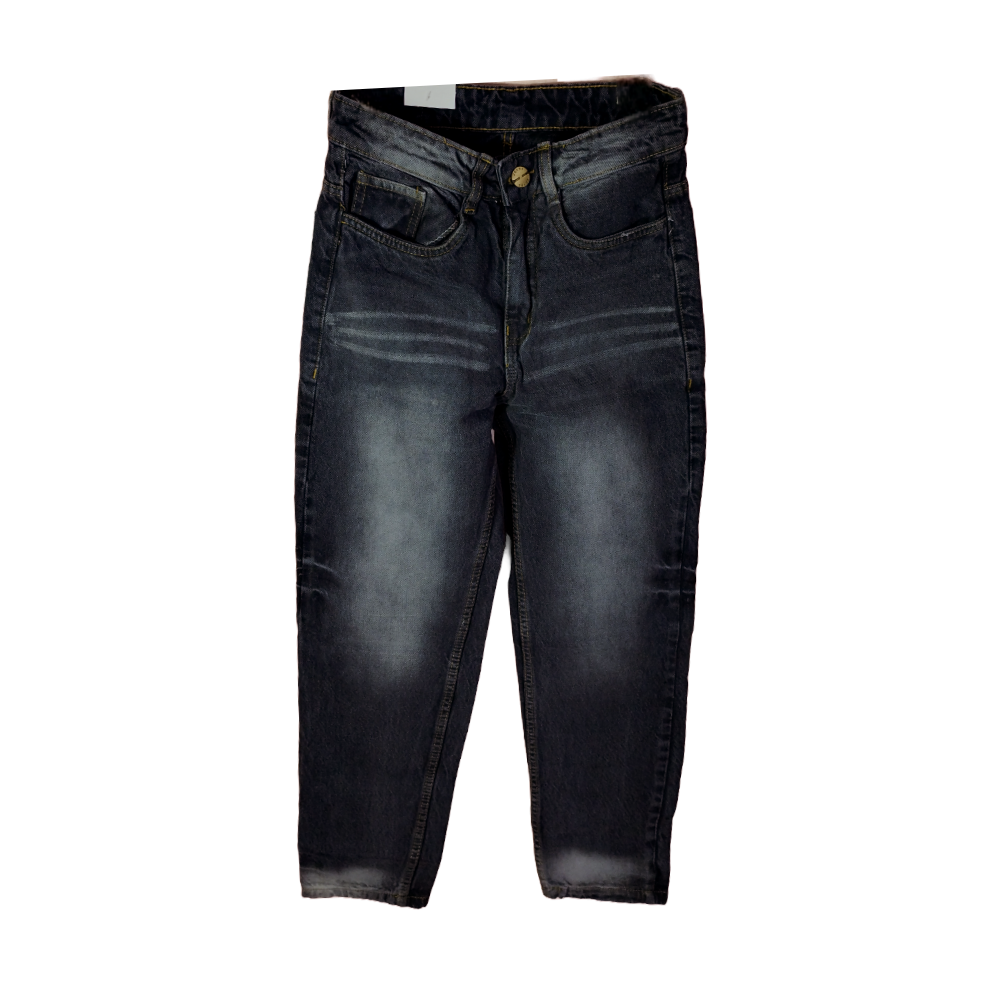 Men’s Baggy Fit Dark Wash Denim Jeans – Relaxed & Stylish